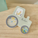 Personalised Tractor Rattle FSC® 