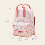 Personalised Grab Handle Fruit Print Mini Backpack