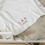 Personalized Christmas Ivory Shawl