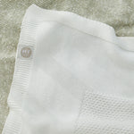 Personalized Safari Ivory Knitted Shawl 