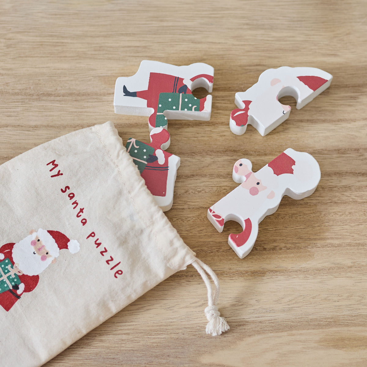Personalised Wooden Santa Puzzle FSC®