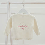 Personalised Swan Ivory Lightweight Cardigan