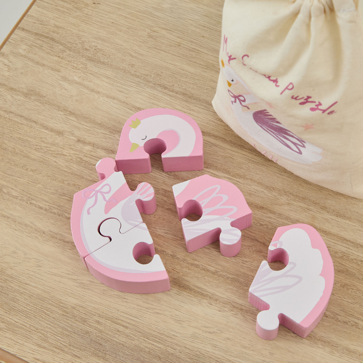 Personalised Swan Puzzle FSC®