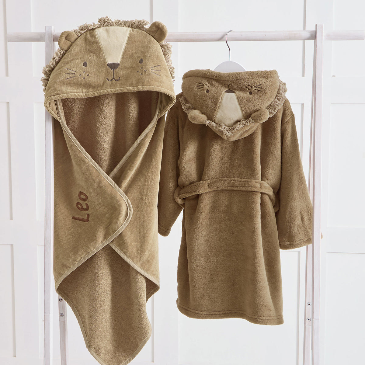 Personalised Lion Splash and Snuggle Gift Set