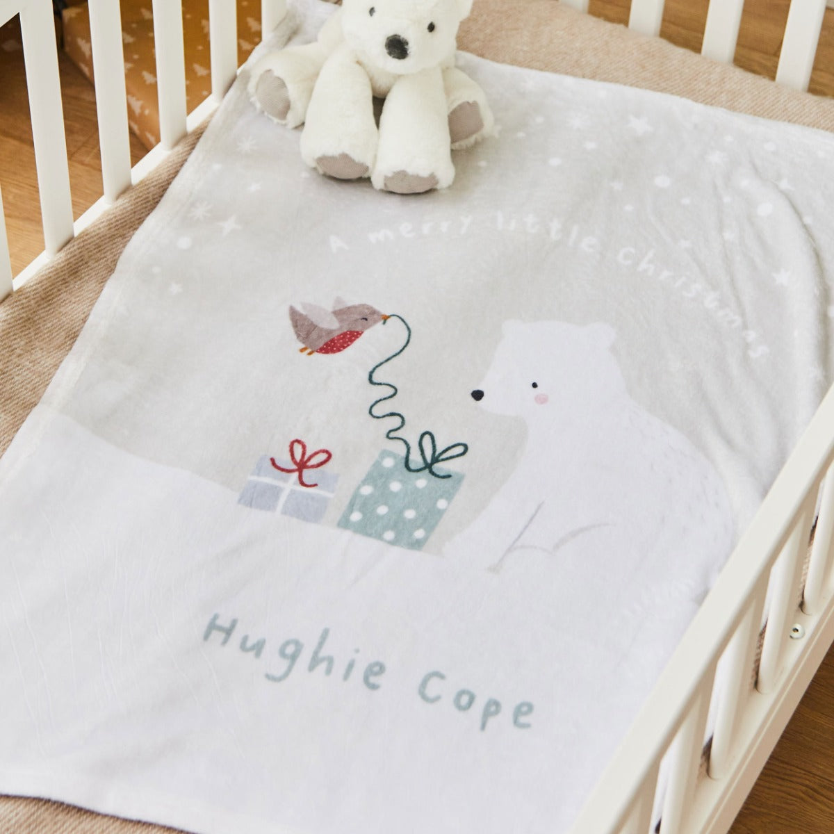 Personalized A Merry Little Christmas Fleece Blanket 