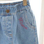 Personalised Autumn Floral Denim Jeans