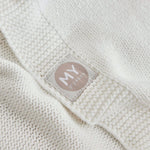 Personalized Born to be Loved Ivory Baby Shawl Blanket