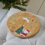 Personalised Santa’s Treats Wooden Christmas Platter