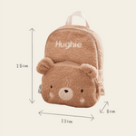 Personalised Fluffy Bear Character Mini Backpack