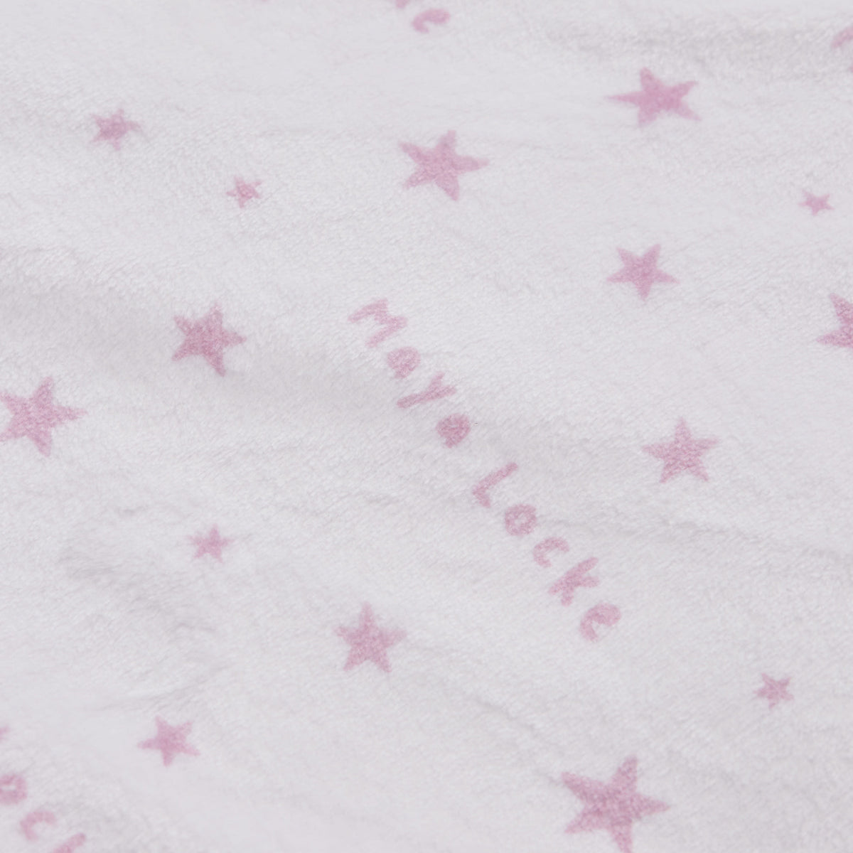 Personalized Pink Star Fleece Blanket