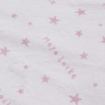 Personalized Pink Star Fleece Blanket