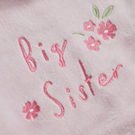 Personalized Big Sister Pink Fleece Robe