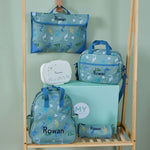 Personalised Khaki Dino Ultimate Back To School Set