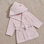 Personalized Little Sister Pink Fleece Robe