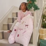 Personalised Pink Sack and Stocking Gift Set
