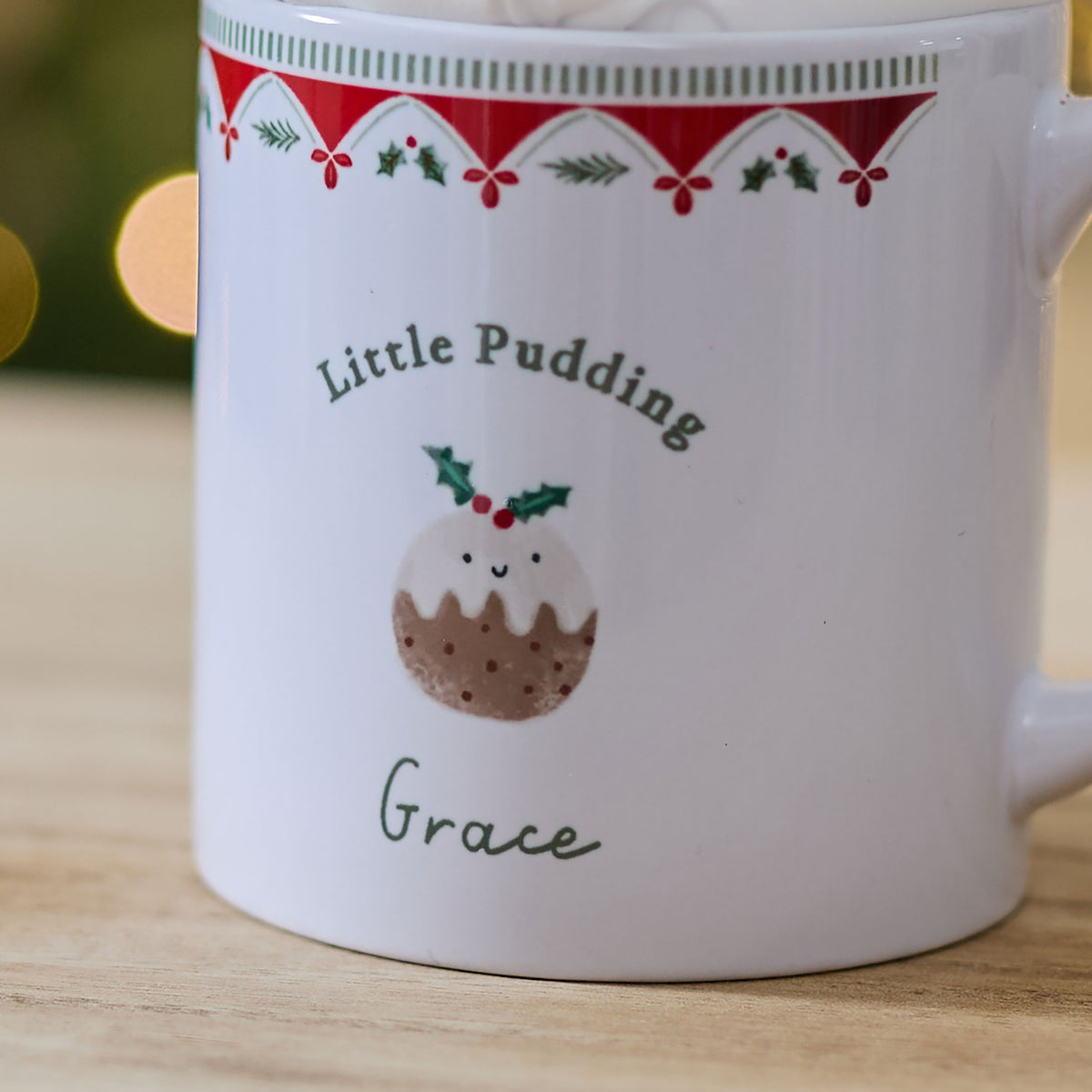 Personalised Christmas Pudding Smug