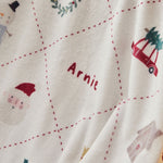 Personalised Christmas All Over Print Fleece Blanket