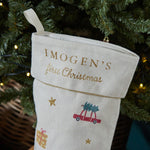 Personalised My 1st Christmas Small Gift Stocking