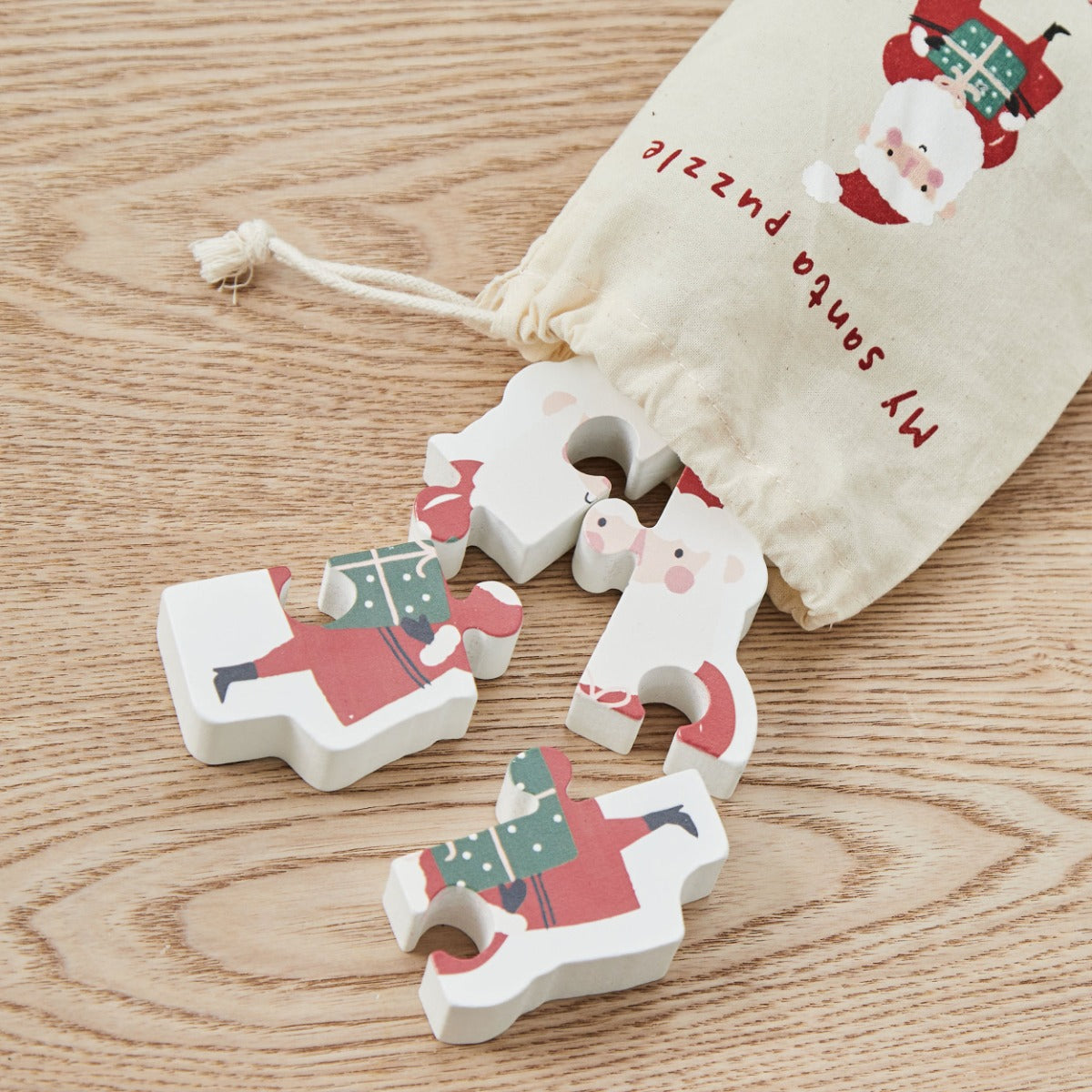 Personalised Wooden Santa Puzzle FSC®