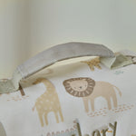 Personalised Neutral Safari Grab Handle Lunchbag