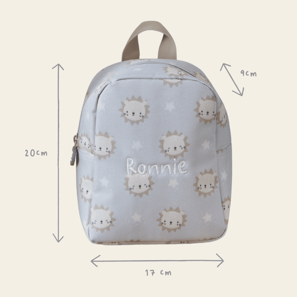 Personalised Lion Tiny Backpack