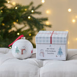Personalised First Christmas Bauble