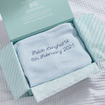 Personalized Blue Cellular Baby Blanket