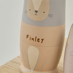 Personalised Neutral Safari Nesting Dolls
