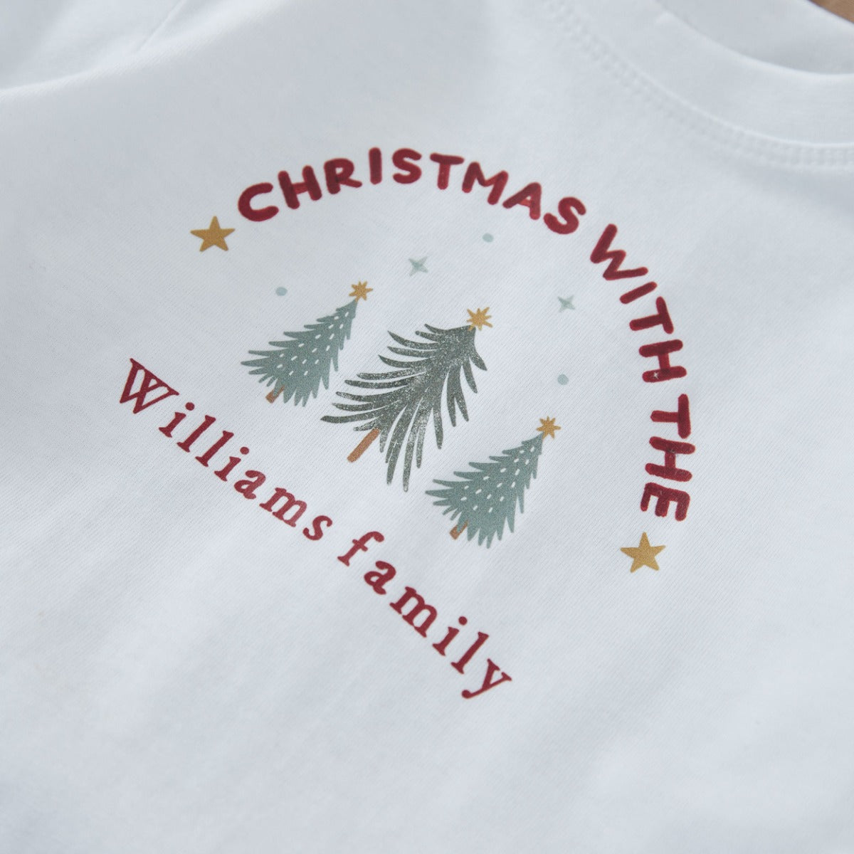 Personalised Baby Family Christmas Pyjama Set