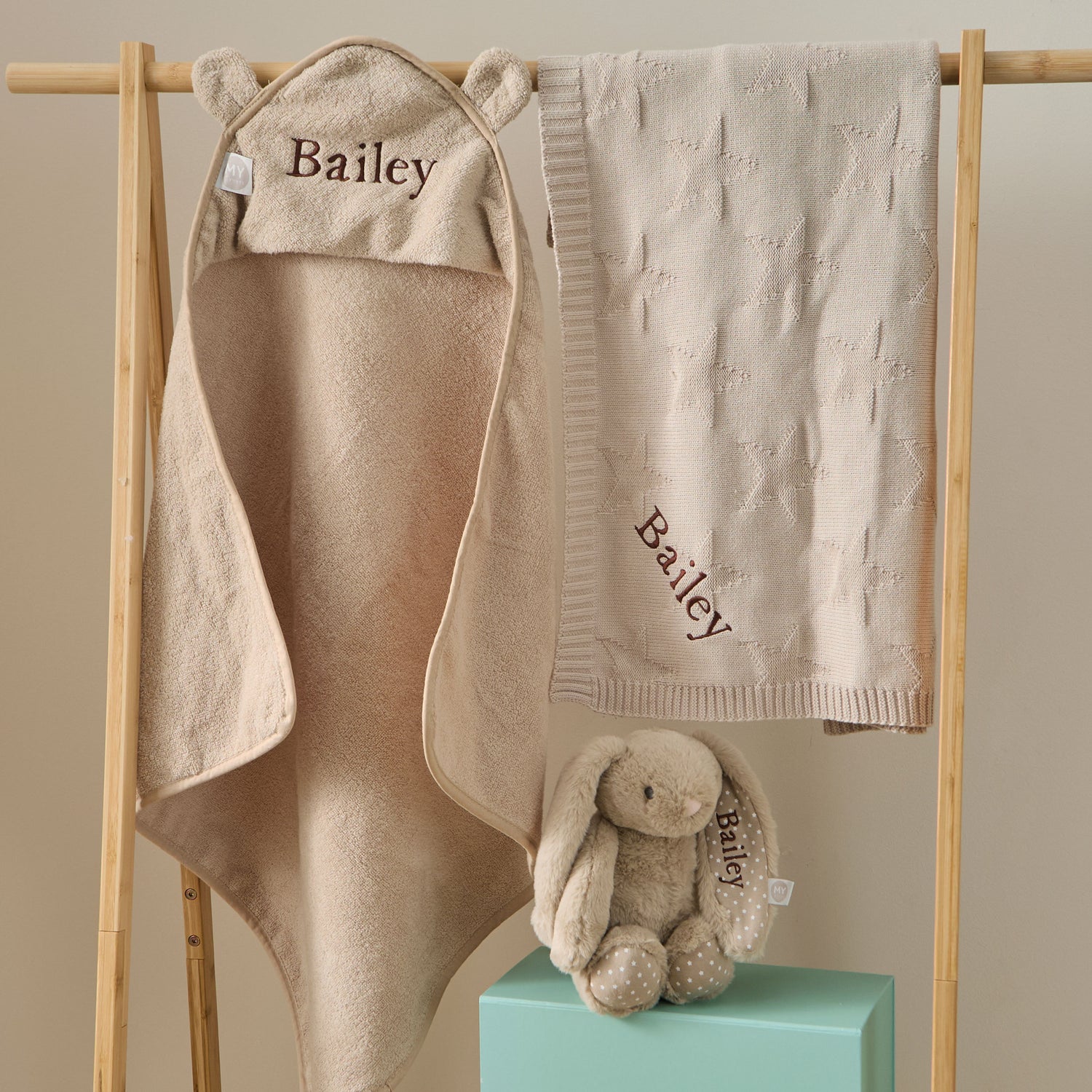 Personalised Oatmeal New Baby Essentials