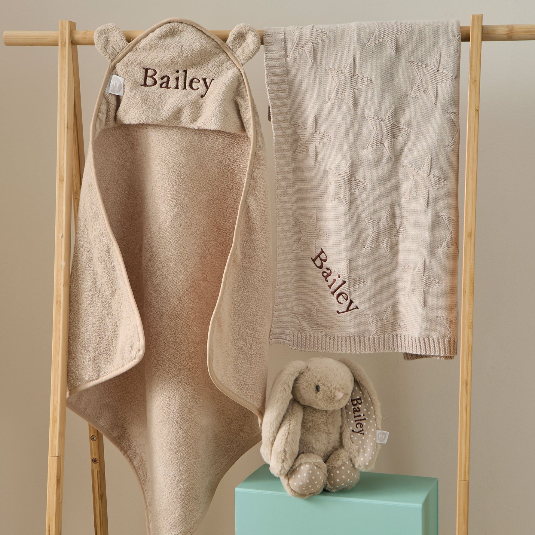 Personalised Oatmeal New Baby Essentials