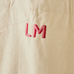 Personalised Red Initial Canvas Tote Bag by Made Yours