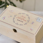 Personalised Heritage Christmas Wooden Keepsake Box FSC®