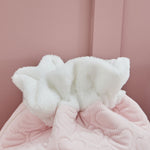 Personalised Pink Velvet Initial Gift Sack