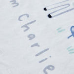 Personalized Hello World Ivory Fleece Blanket