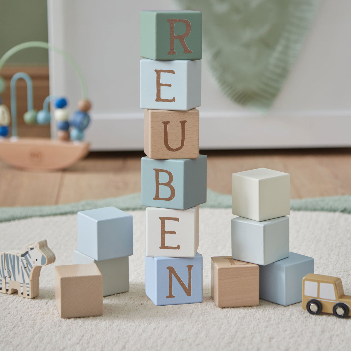 Personalised Baby Name Blocks 