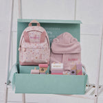 Personalized Pink Little Traveller My 1st Birthday Gift Set
