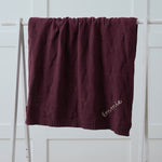 Personalised Mulberry Pie Jacquard Blanket