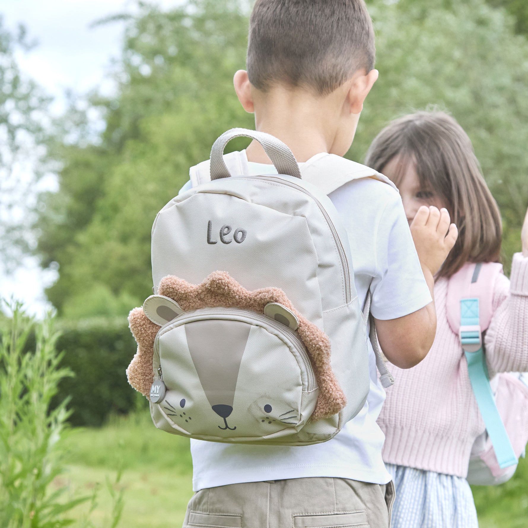 Personalised Lion Mini Backpack