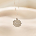 Personalised Children's Sterling Silver St Christopher's Pendant