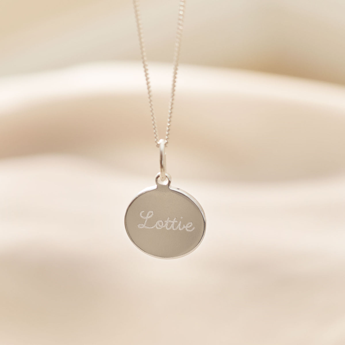 Personalised Children's Sterling Silver St Christopher's Pendant