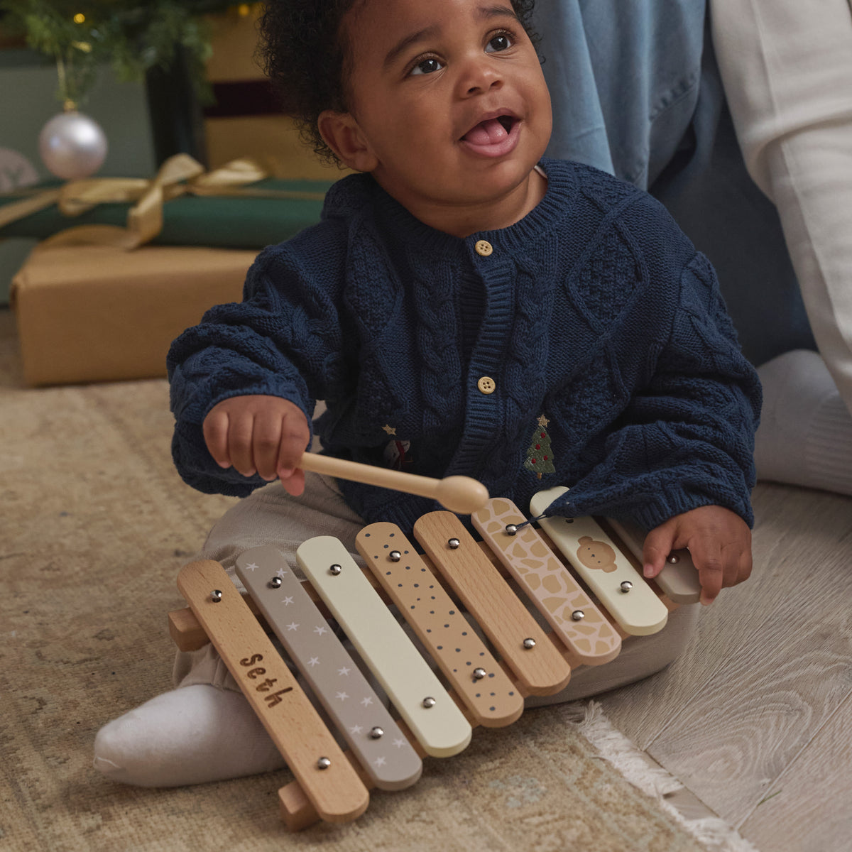 Personalised Neutral Safari Xylophone FSC®