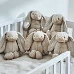 Personalised Oatmeal Plush Bunny - Embroidered