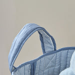 Personalised Large Blue Stripe Storage Bag