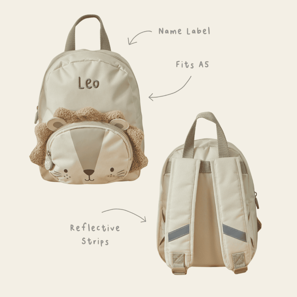 Personalised Lion Mini Backpack