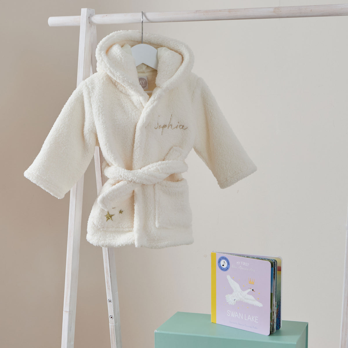 Personalised Swan Snuggle and Read Gift Set