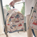 Personalised Transport Print Classic Mini Backpack