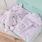 Personalised Lush Lavender Splash, Snuggle & Cuddle Gift Set 