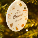 Personalised My 1st Christmas Tree Decoration