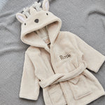 Personalised Reindeer Fleece Robe